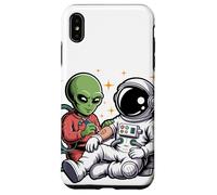 Alien Astronaut Tattoo Cool Funny Galaxy Space Tattoo Artist Case for iPhone XS Max