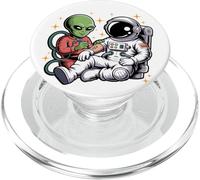 Alien Astronaut Tattoo Cool Funny Galaxy Space Tattoo Artist PopSockets PopGrip for MagSafe
