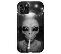 Alien At Your Door - Funny UFO Doorbell Space Life Art Case for iPhone 11 Pro