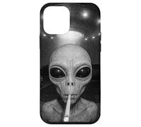 Alien At Your Door - Funny UFO Doorbell Space Life Art Case for iPhone 12 mini