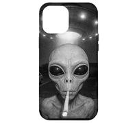 Alien At Your Door - Funny UFO Doorbell Space Life Art Case for iPhone 12 Pro Max