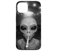 Alien At Your Door - Funny UFO Doorbell Space Life Art Case for iPhone 13