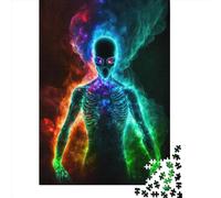 Alien Aura.0 1000 Pieces Puzzles Wooden Puzzle for Teenager Funny Jigsaw Puzzles 1000pcs (75x50cm)