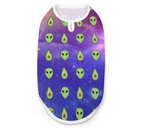 Alien Avocado Starry Sky Pet Printed Clothes,Pet T Shirts,Cool Puppy Shirts for Small,Medium And Large Pet Dogs Cats XL