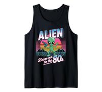 Alien Beam Me to The 80s Retro Fun Tank Top