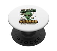 Alien Believer UFO Extraterrestrial Space Lover PopSockets Adhesive PopGrip