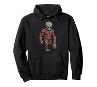 Alien Bigfoot Costume Sasquatch Extraterrestrial Believers Pullover Hoodie