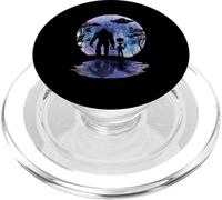 Alien Bigfoot Moon Sasquatch UFO Extraterrestrial Men women PopSockets PopGrip for MagSafe
