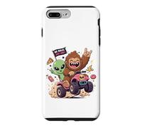Alien Bigfoot No' Rules Just Vibes Funny Cryptid Case for iPhone 7 Plus/8 Plus