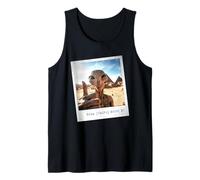 Alien Building Pyramids UFO Conspiracy Theory Sarcasm Tank Top