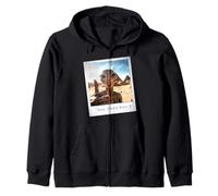 Alien Building Pyramids UFO Conspiracy Theory Sarcasm Zip Hoodie