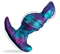 Alien Butt Plug Large Buttplug Huge Anal Dildo - Anal Plug for Training, Prostate Dildo Knotted Gay Sex Toys, Adult Sex Toys for Men Women (L)