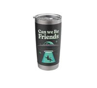 Alien Can We Be Friends Stainless Steel Insulated Tumbler