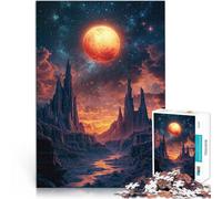 Alien Canyon Sunset1000 teenager Pieces Jigsaw Puzzle Brain intelligence challenge addictive toys Artwork Gift 38x26cm