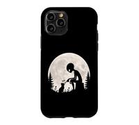 Alien Cat Hand Boop Nose Full Moon Extraterrestrial Humor Case for iPhone 11 Pro