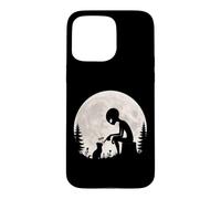Alien Cat Hand Boop Nose Full Moon Extraterrestrial Humor Case for iPhone 15 Pro Max