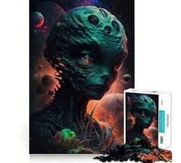 Alien Chronicles 1000 Piece Jigsaws for Adults Puzzle DownTime Game Decompress Fun Challenge Fine Art (50x75cm)
