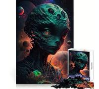Alien Chronicles 1000 Piece Jigsaws for Adults Puzzle DownTime Game Decompress Fun Challenge Fine Art (50x75cm)