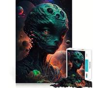 Alien Chronicles Jigsaw Puzzles for Teenagers 1000 Piece Home Fun Quality Print Family Fun Art Work (38x52cm)