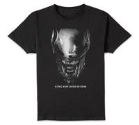 Alien Close Up Unisex T-Shirt - Black | Size: 4XL Alien Black 4XL
