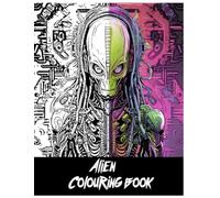 Alien Colouring book for adults