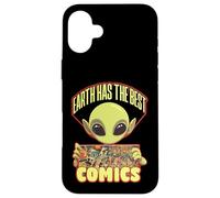 Alien Comic Book Collector Graphic Novel Reader Case for iPhone 16 Plus