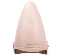Alien Cone Bald Head - Realistic Alien Head Prop, Smooth Rubber Design | Costume Enhances Theatrical Productions, Adds Authenticity of Science Fiction, Allows Comfort Wear ES