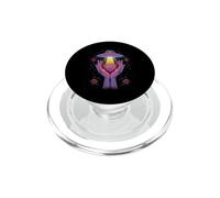 Alien Contact Floral Cosmic Unseen Life Mystery Celestial PopSockets PopGrip for MagSafe