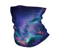 Alien Couple In Bloom Meadow Decorative Face Cover Windproof Neck Gaiter Facial Shield For Climbing Workout Yoga