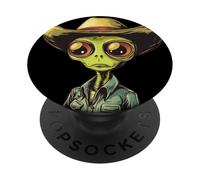 Alien Cowboy Ready to Conquer the Universe Costume PopSockets Adhesive PopGrip
