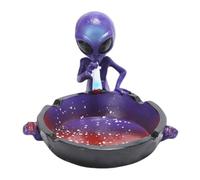 Alien Creative Ashtray Outdoor Ash Tray Resin Ashtray Cool Ashtrays for Home Office Ornament Gift