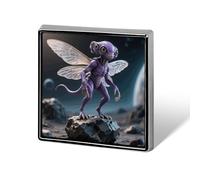 Alien Creature Model Lapel Pin for Men Brooches And Pins for Women Square Metal Badge for Shirts, Jackets, Hats | Durable Fashion Accessory & Gift for Men, Women, Events