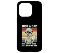 Alien Dad Who Always Came Back With The Milk Retro UFO Case for iPhone 15 Pro