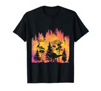 Alien Dinosaur UFO Abduction Dinosaur Lover Alien Believer T-Shirt