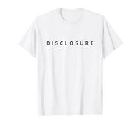 Alien Disclosre/UFO/UAP/Peace Sign Crop Circle Design T-Shirt, Men, White, 3X-Large