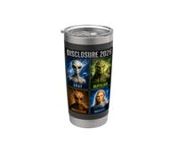 Alien Disclosure 2026 - Gray, Reptilian, Insectoid & Nordic Stainless Steel Insulated Tumbler
