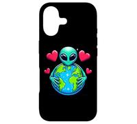 Alien Earth Day Hug Hugging Planet Lover Kids Boys Girls Case for iPhone 17
