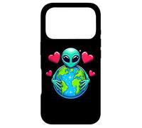 Alien Earth Day Hug Hugging Planet Lover Kids Boys Girls Case for iPhone 17 Pro