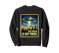 Alien Encounter Searching For The Truth UFO Poster Design Sweatshirt