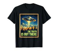 Alien Encounter Searching for The Truth UFO Poster Design T-Shirt
