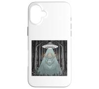 Alien Encounter with Cowboy Sasquatch Forest Gorilla Graphic Case for iPhone 16 Plus