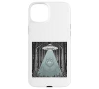 Alien Encounter with Sasquatch Forest Gorilla Graphic Case for iPhone 15 Plus
