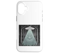 Alien Encounter with Sasquatch Forest Gorilla Graphic Case for iPhone 16 Plus