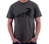 Alien Evolution Egg to Xenomorph Men's T-Shirt Charcoal