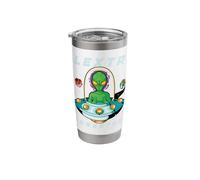 Alien Extraterrestrial Area 51 UFO Space Geek Stainless Steel Insulated Tumbler