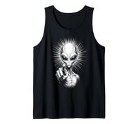 Alien Extraterrestrial UFO Encounter Sci Fi Space Tank Top