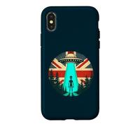 Alien/Extraterrestrial UFO English Flag Fl Sci-Fi Patriotic Case for iPhone X/XS