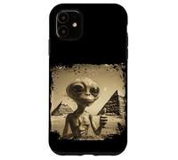 Alien Face Ancient Pyramids Thumbs Sci-Fi Egypt Case for iPhone 11