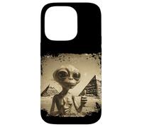 Alien Face Ancient Pyramids Thumbs Sci-Fi Egypt Case for iPhone 14 Pro