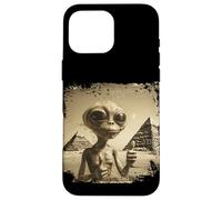 Alien Face Ancient Pyramids Thumbs Sci-Fi Egypt Case for iPhone 16 Pro Max